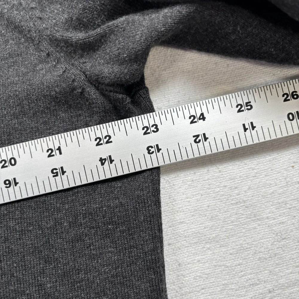 Claiborne‎ Sweater Men L Gray Argyle Pullover Sweater Dad Golf Casual Academia